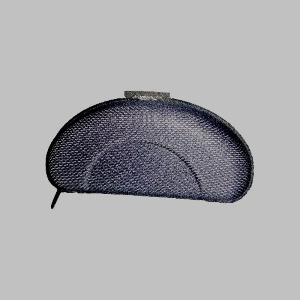 Oakley Sunglasses Hard Case w/ Cleaning Cloth Black Zipper - for Glasses EUC - Picture 4 of 5